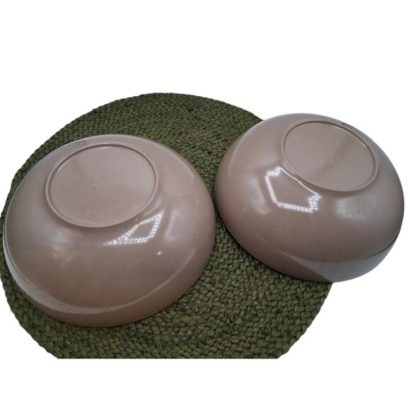 Melmac Divided Dinnerware Bowls 8315-8/76 Boonton Molding Co. Beige 10-Inch Diam - Picture 2 of 5